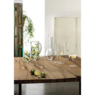 Luigi Bormioli Sublime 20 oz Clear Glass Highball Set