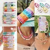 Bright Friendship Bracelet Making Kit with 120 Colors Clay Beads, Letter Beads, Elastic Strings for Teens - 4 of 4