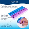 Apex Detach N Go 7-Day Plus Cutter Pill Organizer - 2 of 4