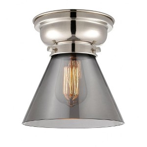 Cone - 1 Light Flush Mount In Industrial Style-7.4 Inches Tall and 7.75 Inches Wide - 1 of 1