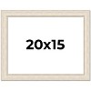 PosterPalooza | Weathered White Picture Frame - UV Acrylic, Backing Board, Hanging Hardware Included - 2 of 4