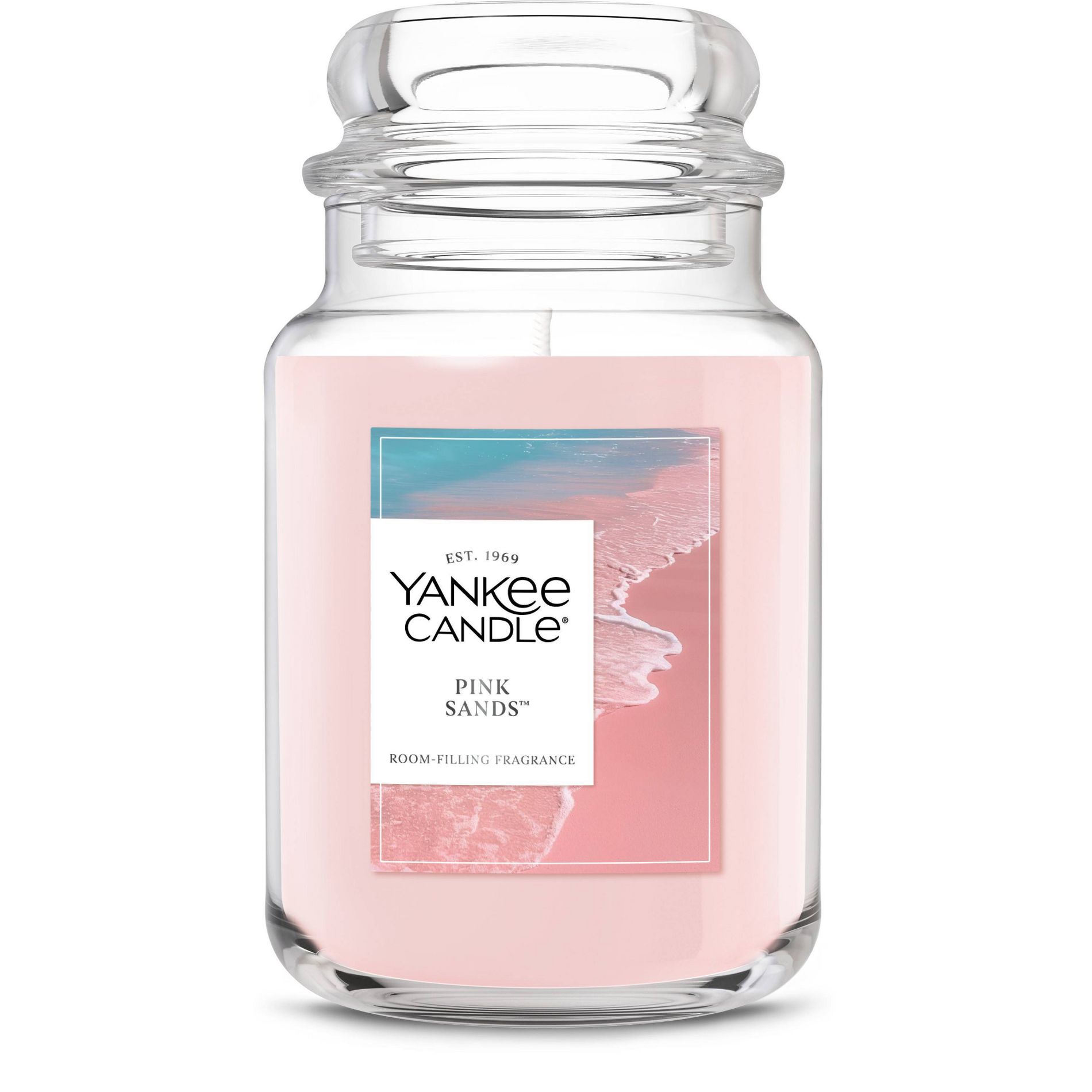 Original Large Jar Pink Sands Candle 22oz - Yankee Candle