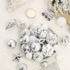 65 PCS Christmas Balls Ornaments Set, Shatterproof Plastic Decorative Baubles Includes Stars & Train for Xmas Tree Decor Holiday Party Decoration - 2 of 4