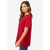 Woman Within Plus Size Petite Perfect Short-Sleeve Crewneck Tee - 4 of 4