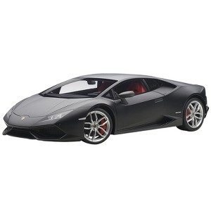 Lamborghini Huracan LP610-4 Nero Nemesis / Matt Black 1/12 Model Car by Autoart - 1 of 4