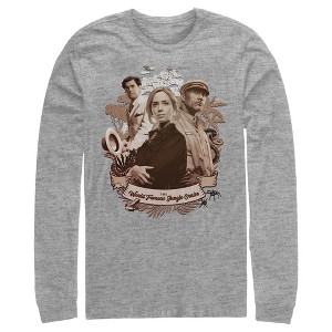 Men's Jungle Cruise Retro Cast Photo Long Sleeve Shirt - 1 of 4