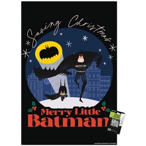 Trends International DC Merry Little Batman - Saving Christmas Unframed Wall Poster Prints - 1 of 4