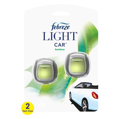 Febreze Light Car Bamboo Air Freshener - 0.13 fl oz