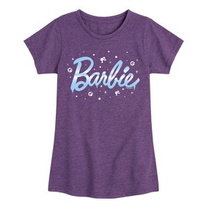 Girls' - Barbie - Winter Breeze Fitted Short Sleeve Graphic T-Shirt - 1 of 3