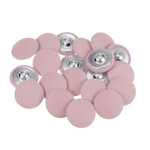 Unique Bargains Metal Shank Round Cloth Covered DIY Sewing Buttons 20 Pcs - 1 of 4