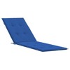 vidaXL Deck Chair Cushion Royal Blue (29.5 in. plus 41.3 in.)x19.7 in.x1.2 in. - 2 of 4