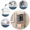 Costway Electric Towel Rail Rack 10-bar Rung Heated Bathroom Warmer Steel - 4 of 4