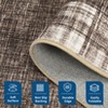 Washable Area Rug 5x7 Plaid Rugs for Living Room Non Slip Throw Rugs Checkered Soft Rug Low Pile Thin Rug Indoor Floor Carpet for Bedroom Home Decor - 2 of 4