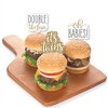 Big Dot of Happiness It's Twins - Dessert Cupcake Toppers - Gold Twins Baby Shower Clear Treat Picks - Set of 24 - 3 of 4