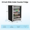 Mojgar 24 Inch Beverage Refrigerator, 190 Cans Built-in/Freestanding Beverage Cooler, Digital Memory Under Counter Beer Fridge - 2 of 4
