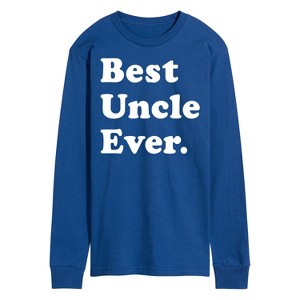Men's - Instant Message - Best Uncle Ever Long Sleeve Graphic T-Shirt - 1 of 4