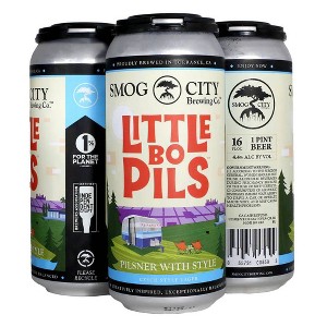 Smog City Brewing Little Bo Pils - 4pk/16 fl oz Cans - 1 of 1