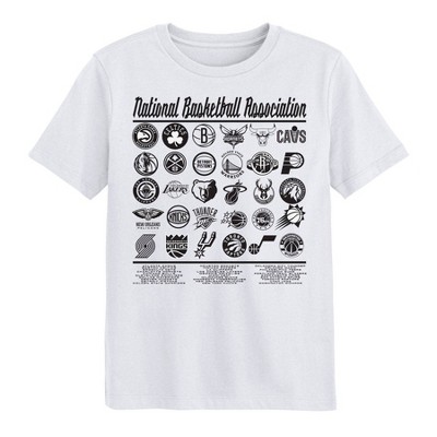 Boys' NBA Teams Short Sleeve Graphic T-Shirt - White
