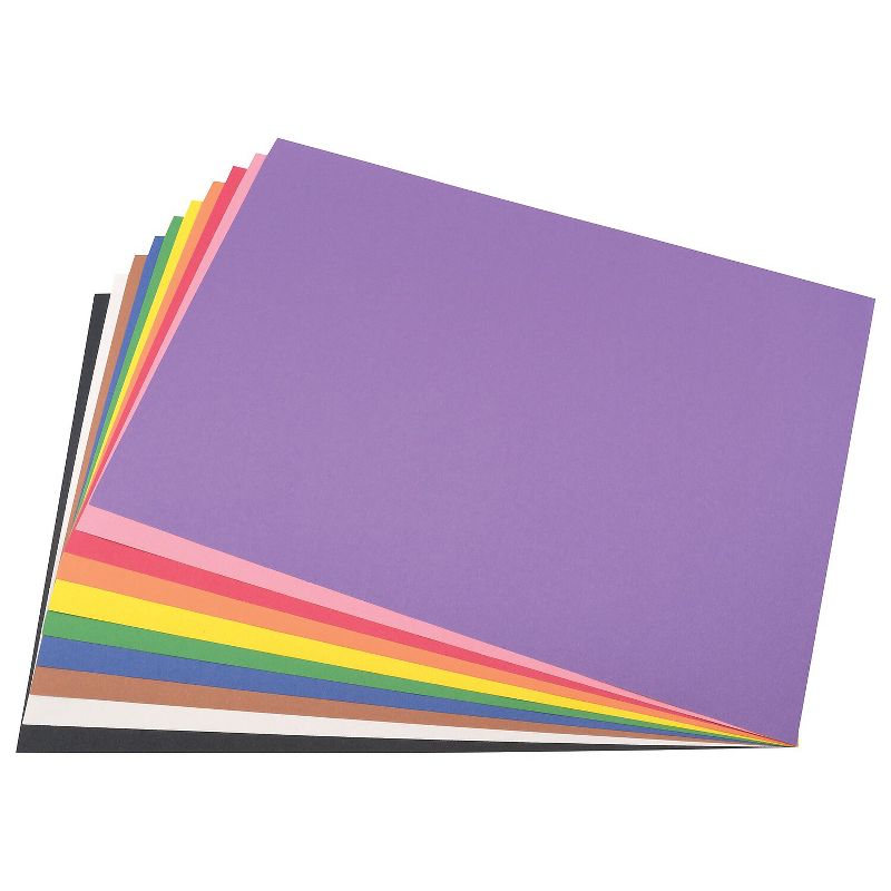 Prang 12" x 18" Construction Paper Assorted Colors 50 Sheets/Pack (P6507-0001), 3 of 8