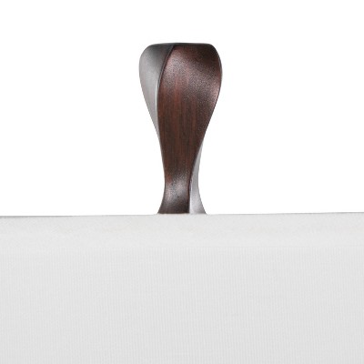 Curvo 30" Copper Bronze Polyresin Table Lamps with Linen Shades