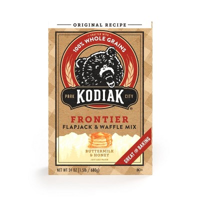 Kodiak Frontier Flapjack & Waffle Mix Buttermilk & Honey - 24oz