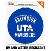 Texas at Arlington Mavericks Logo Automotive Car Window Locker Circle Bumper Sticker - 2 of 4