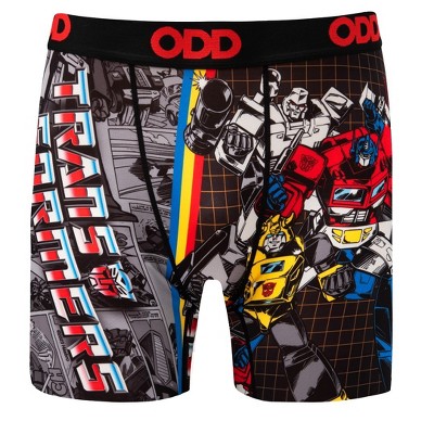 Odd Sox, Transformers Split, Novelty Boxer Briefs For Men, Medium
