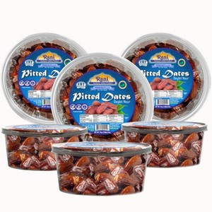 Pitted Dates (Deglet Nour) Raw Dried Fruit 24oz (1.5lbs) 680g Pack of 6 - Rani Brand Authentic Indian Products - 1 of 4
