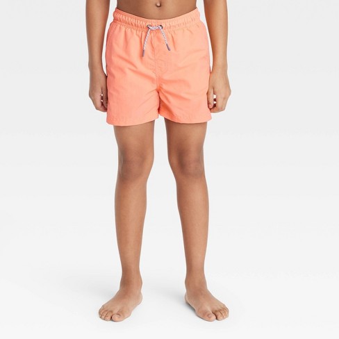 Boys orange hot sale swim shorts