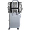 Boarding Pass Recycled Metallic Foldable & Packable Pouch Duffel Travel Bag - 4 of 4