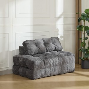 Folding Sofa Bed, Convertible Sleeper Chair with Pillow， Foldable Mattress & Foam Couch for Small Space - 1 of 4