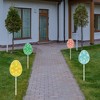 Northlight 4ct Pastel Easter Egg Pathway Marker Lawn Stakes, Clear Lights - image 2 of 3