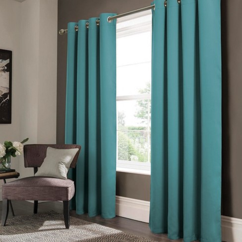  Yellowstone Decor Kitchen Window Curtains Turquoise Blackout  Curtains Printing Grommet Insulate W42 x L63 : Home & Kitchen