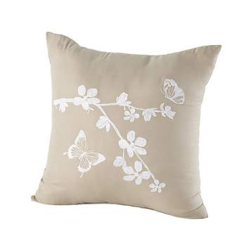 The Lakeside Collection Cherry Blossom Accent Pillow - Floral Throw Pillow