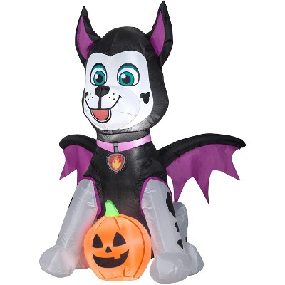 Gemmy Airblown Inflatable Marshall as Bat Nick, 3 ft Tall, Black