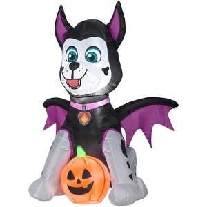 Gemmy Airblown Inflatable Marshall as Bat Nick, 3 ft Tall, Black - 1 of 4
