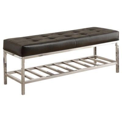 target leather bench