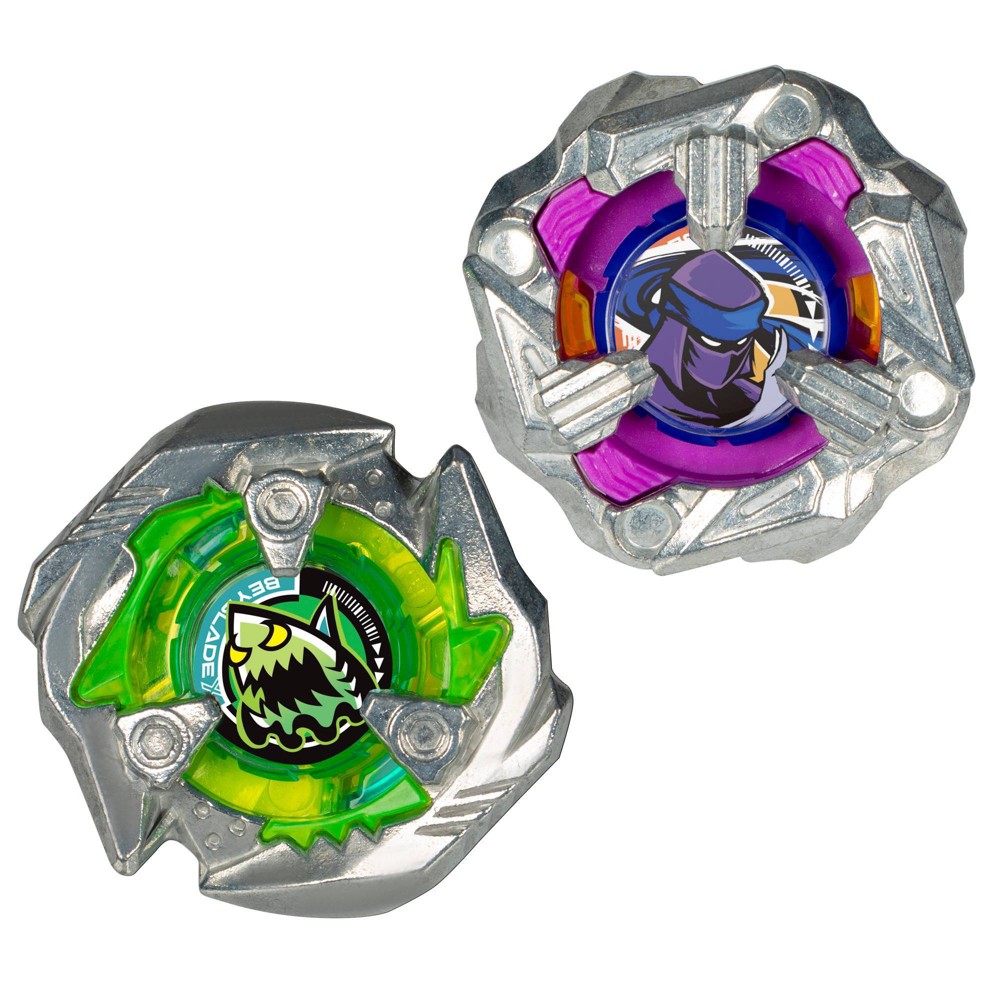 Beyblade Knife Shinobi Defense and Keel Shark Attack Battle Tops