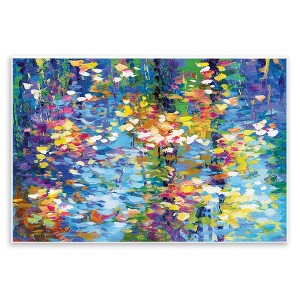 Stupell Industries Colorful Reflections Lake Flowers, 19" x 13" - 1 of 4