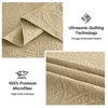 Inhand Microfiber Quilt Bedding Set, Soft Lightweight Coverlet For All Season - 3 of 4