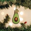 Old World Christmas 1.75 In Mini Avocado Ornament Fruit Pear Shaped Tree Ornaments - 3 of 3