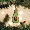 Old World Christmas 1.75 In Mini Avocado Ornament Fruit Pear Shaped Tree Ornaments - image 2 of 3