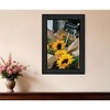 HomeRoots Sunflower Bouquet Black Framed Print Wall Art - 2 of 4