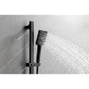 PAGED Shower Head Luxury Shower System with Hand Shower, Slide Bar, Bodysprays, Shower Arm, Hose and Lever Handles for Bathroom - 2 of 4