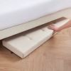 Ornavo Home Foldable Tufted 43 Inch Long Linen Bench Storage Ottoman with Legs - 3 of 4
