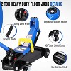4400 Lbs Car Jack, Low Profile 2 Ton Hydraulic Floor Jack, Portable Car Lift Jack, Heavy Duty Car Hydraulic Trolley Jack Lift Range 3.35"-13" - 3 of 4