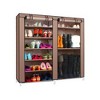 Racxily Portable Shoe Rack Closet Fabric Cover Shoe Storage Organizer Cabinet - 3 of 4