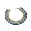 SOHI Women's Sapphire Blue:Emerald Green The Egyptian Bijou Statement Necklace - 2 of 4
