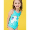RuffleButts Girls UPF50+ Sun Protected Cross-Back One Piece - 4 of 4