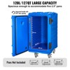 VEVOR Insulated Food Pan Carrier, 127 Qt Hot Box for Catering, Food Box Carrier with Double Buckles, Front Loading Food Warmer with Handles - 4 of 4